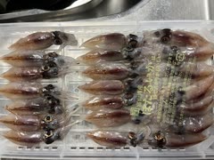 ホタルイカ　薄造り　肝　醤油　1