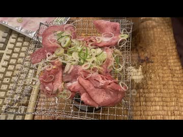 牛タン焼いてみた（ハイボール）