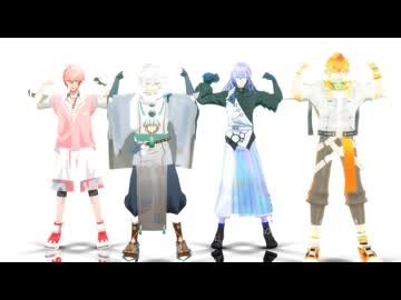 【にじさんじMMD】バイト組のうどん体操+α【にじさんじバイト組】