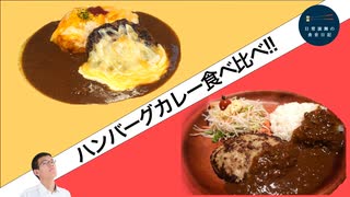 カレー専門店とハンバーグ専門店のハンバーグカレー食べ比べてみた。