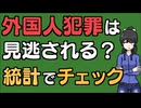 外国人犯罪は見逃される？犯罪白書を見ながら確かめよう【VOICEVOX解説】
