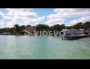 Shoreline of Bacalar lagoon in Riviera Maya, Quintana Roo Mexico