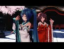 【MMD】ルーセ（ネギドリル版）／ミクとテトでセクシーにルーセ