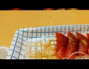いつも働いてくれている六霊猫に生マグロ献上しました