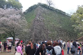 山城しんごの城めぐり　続日本100名城　延岡城(宮崎県延岡市)＋ピンクマーチ
