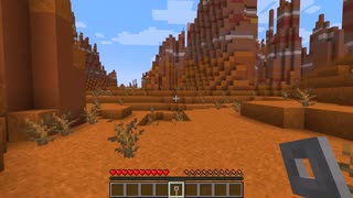 侵食された荒野を放浪する魔理沙【Minecraft】