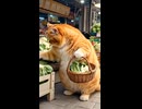 料理を作る猫