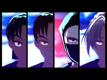 【自作モデル】対雑渡戦の四人で『C.o.n.q.u.e.r.o.r』【RKRN_M.M.D】