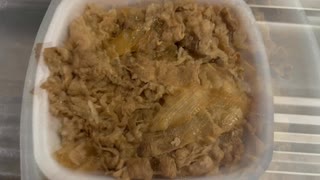 吉野家　牛丼　汁だく