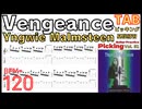 イングヴェイ・マルムスティーン Yngwie Malmsteen Vengeance TAB BPM120【Guitar picking Vol.81】