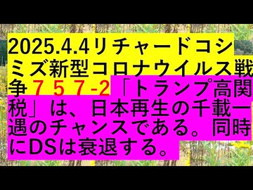 【2025年04月05日 ：『 リチャード・コシミズ「 Internet Lecture 」｟ ニコニコ生放送『 LIVE 』｠｟ 暫定版 ｠』】