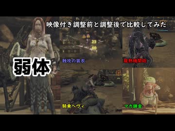 【モンハンワイルズ】バランス調整内容まとめ 蝕攻の装衣 ヘヴィ関連 マカ錬金の弱体化