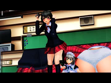 【ＭＭＤ】ハイファイレイバー　射命丸文　with　魂魄妖夢　【dAdultshader　☆ぱんつ警報☆】