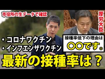 【雑談】最新の接種率を計算した結果【新型コロナワクチン/インフルエンザワクチン】