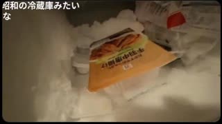 【さえぐさ】冷凍庫の惨状、、、霜、氷で固まってる、、、【ニコ生】