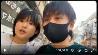 【おしょう】彼氏に食べ残しを取ってもらうおとなしいまいちゃん【ニコ生】