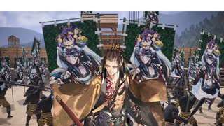 【無編集英傑大戦】4枚琥煌の謀陣デッキVS4枚漢鳴の大号令デッキ【百六十万石】