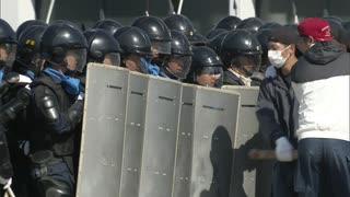 ”治安の最後の砦”福岡県警・機動隊　新人隊員９０人が２週間の訓練成果を披露