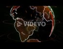 4k video footage of a digitally rotating globe