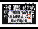 25・4・12　消費税は　大企業の還付金に使われている。