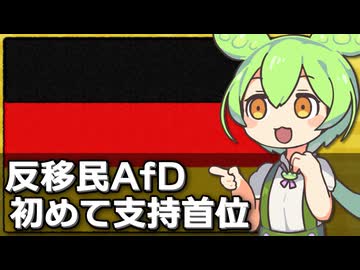 ドイツでAfDの支持率が初めて首位に立った件について