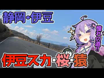 【VOICEROID車載】初心者ゆかりと桜・猿・伊豆スカイライン【静岡・伊豆ツーリング】