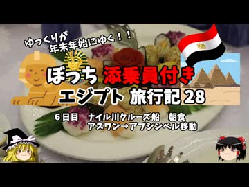 【ゆっくり】エジプト旅行記　28　アブシンベルへ空路で移動