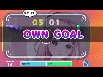 デュアルホッケーで過去イチ酷いオウンゴールを決める桃那のな