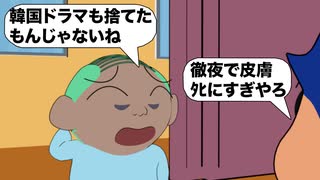 【アフレコ】右翼思想のやつ、韓国ドラマにハマる