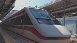 東武200型　伊勢崎線 久喜駅　発車