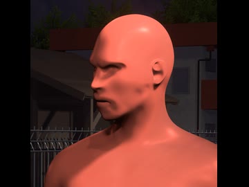 歩行者信号違反者が与える不快感解消システム