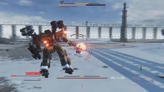 ARMORED CORE™ VI FIRES OF RUBICON　パイル練習中にて