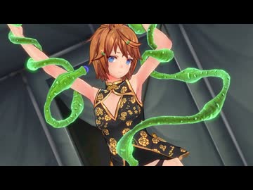 チャイナ服の助士を触手で