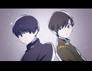 【手描き】海さんと陸さんでス.タ.ァ.ラ.イ.ト.E.D.パ.ロ【rkk】