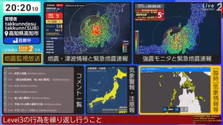 【緊急地震速報】2025年4月19日 長野県北部で震度5弱
