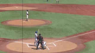 青学 藤原夏暉（3年・大阪桐蔭）三振の後 山口翔梧（1年・龍谷大平安）小田康一郎（3年・中京）と抑える當山渚（3年・沖縄尚学）【東都大学野球2024秋 国学院大 対 青山学院大2024年9月9日】