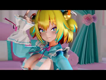 【MMD】ボンバーガール/パイン【ダーリンダンス】