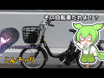 【自転車】こんチャリ＿その自転車だれよ！？【ずんだもん】