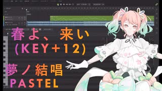 春よ、来い(+12KEY)【Synthesizer V AI 夢ノ結唱 PASTEL】COVER