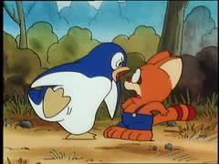 ポコニャン！　第100話　空飛ぶペンギンだニャン