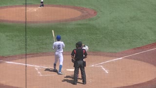 これは2027ドラフトあるか？山口翔梧（1年・龍谷大平安）二塁打と送球間に三塁へ行く好走塁【東都大学野球2024秋 国学院大 対 青山学院大2024年9月9日】