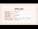 HPE Certification HPE2-E83 Free Dumps Are Available to Verify the Quality
