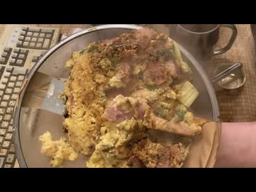 かに玉を作ってみた（ハイボール）