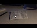 【創作】鉛筆で描いた世界の中に走り去っていく棒人間