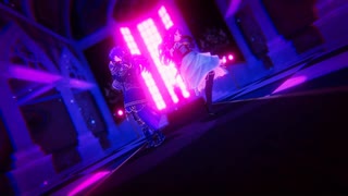 【vrmliveviewer】うちの子達踊らせてみた（Devil- Ironmouse & Bubi）アオイ＆七星