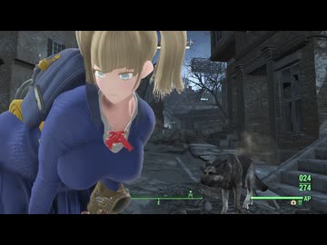 オワタ子が行く、オワタ式fallout4 part06 ダイアモンドシティ近郊