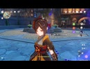 原神　雷電将軍＆千織＆ナヒーダでデイリー任務#４４１。地脈の花