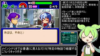 【パワポケ10】甲子園一直線編 カズ彼女攻略でオールA育成理論#1【ずんだもん解説】