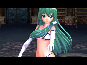 【MMD】早苗ちゃんに天樂を踊ってもらった