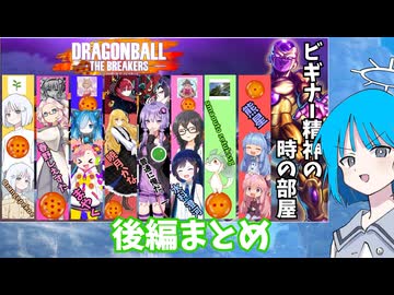 【DBTB】ドラゴンボールザブレイカーズの時間#95 第2回ビギナー精神の時の部屋 後編【COEIROINK実況】